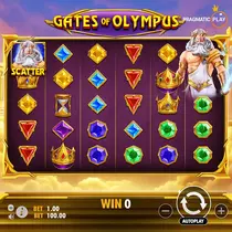 Lunubet - Gates of Olympus Slot - Görög istenek és multiplikátorok