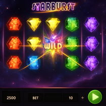 Lunubet - Starburst Slot Game - NetEnt Provider